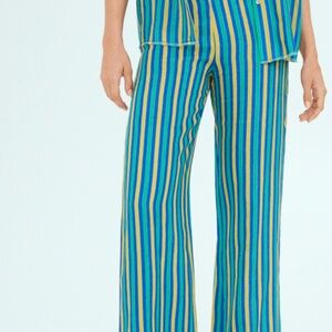 Simon Miller Multi colored Striped Linen Pants